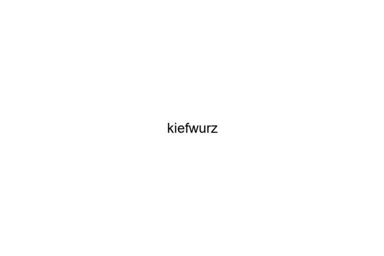 kiefwurz