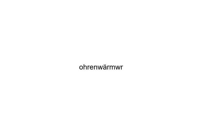 ohrenwrmwr