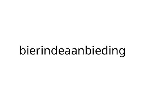bierindeaanbieding