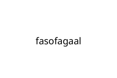 fasofagaal