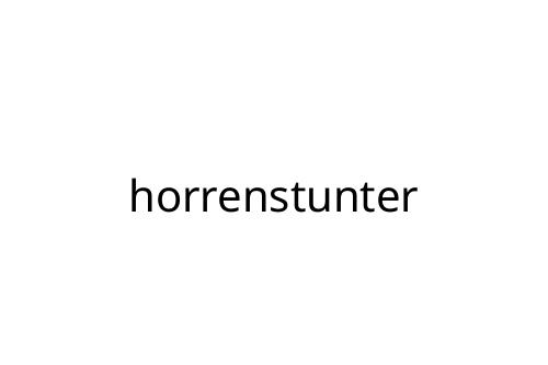 horrenstunter
