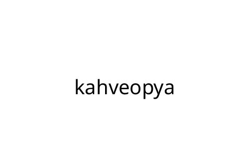 kahveopya
