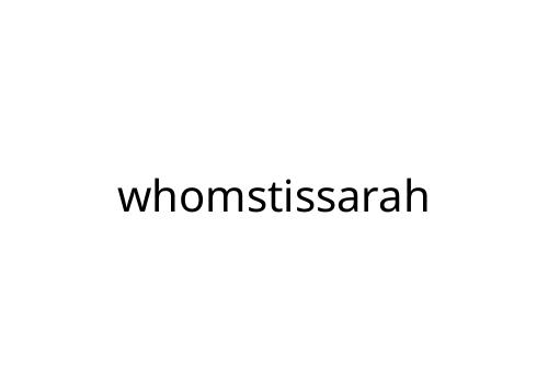 whomstissarah