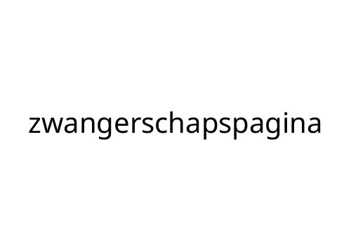 zwangerschapspagina