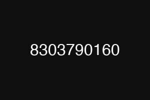 8303790160