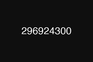 296924300