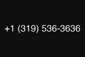 +1 (319) 536-3636