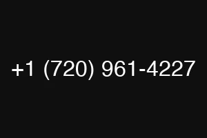 +1 (720) 961-4227