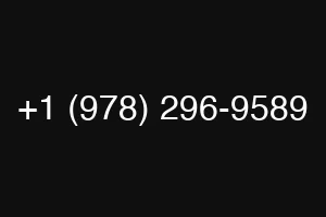 +1 (978) 296-9589